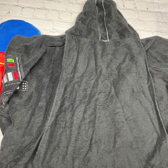 Kids OS Superhero / Darth Vader Hooded Towel Bundle Star Wars Beach Pool Bath - Picture 10 of 12